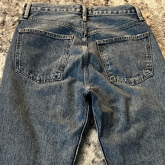 AGOLDE 90s Pinch Waist BACKDROP High Rise Straight Leg Jeans Y. - Picture 14 of 15